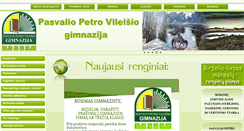 Desktop Screenshot of gimnazija.pasvalys.lt
